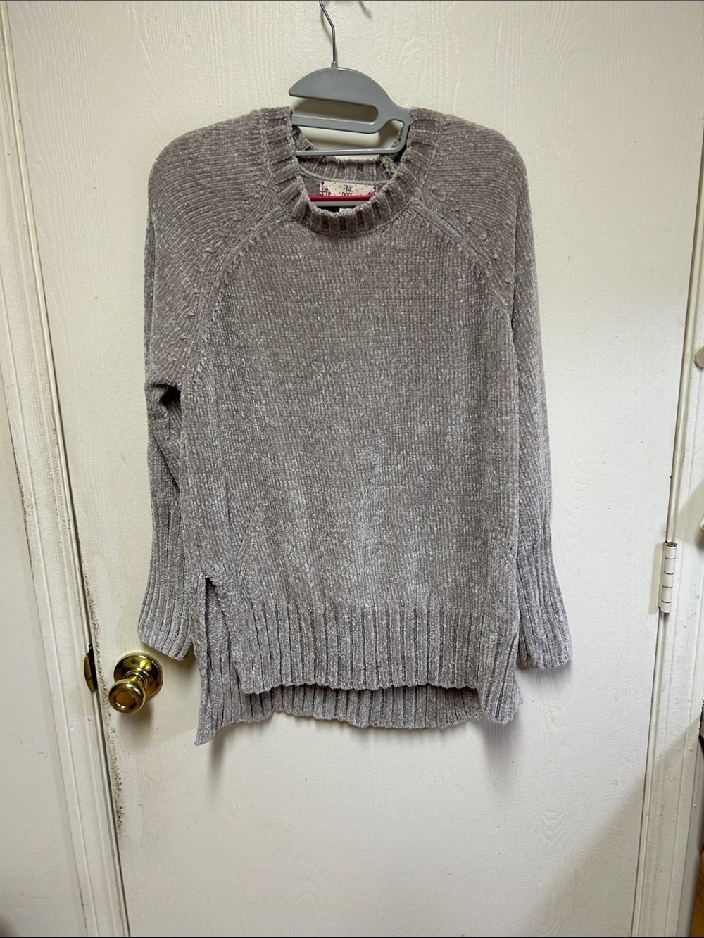 Pink Rose Taupe Crewneck Sweater